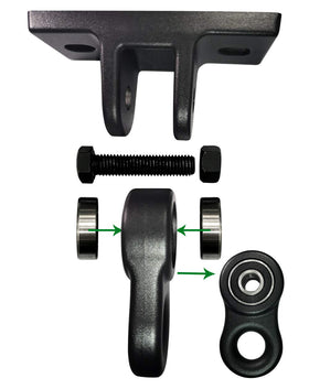 ABUSA swing hangers with bearings for smooth rotation.