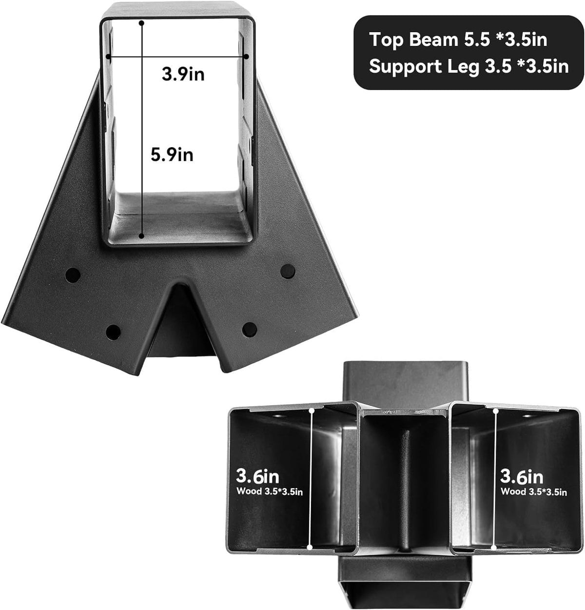 ABUSA integrated-molding bracket for stable frame