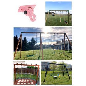 ABUSA outdoor indoor compatibility enables easy playground installation