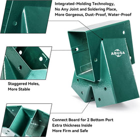 ABUSA locking hooks ensure secure swing connections.