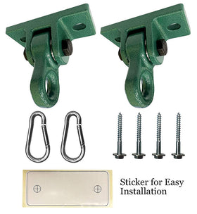 ABUSA swing hangers with screws and bolts included for quick installation