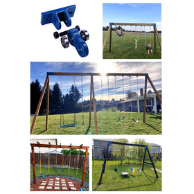 ABUSA versatile swing hanger adapts to swings, yoga, boxing tasks.
