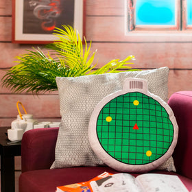 ABYSTYLE Dragon Ball Z radar cushion full view for display.