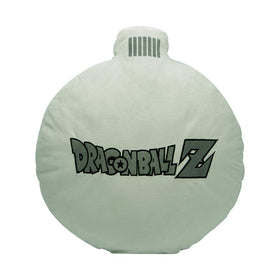 ABYSTYLE Dragon Ball Z radar cushion side angle, cozy couch use.