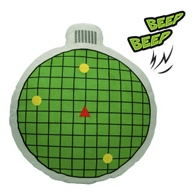 ABYSTYLE Dragon Ball Z radar cushion tag closeup showing licensing.
