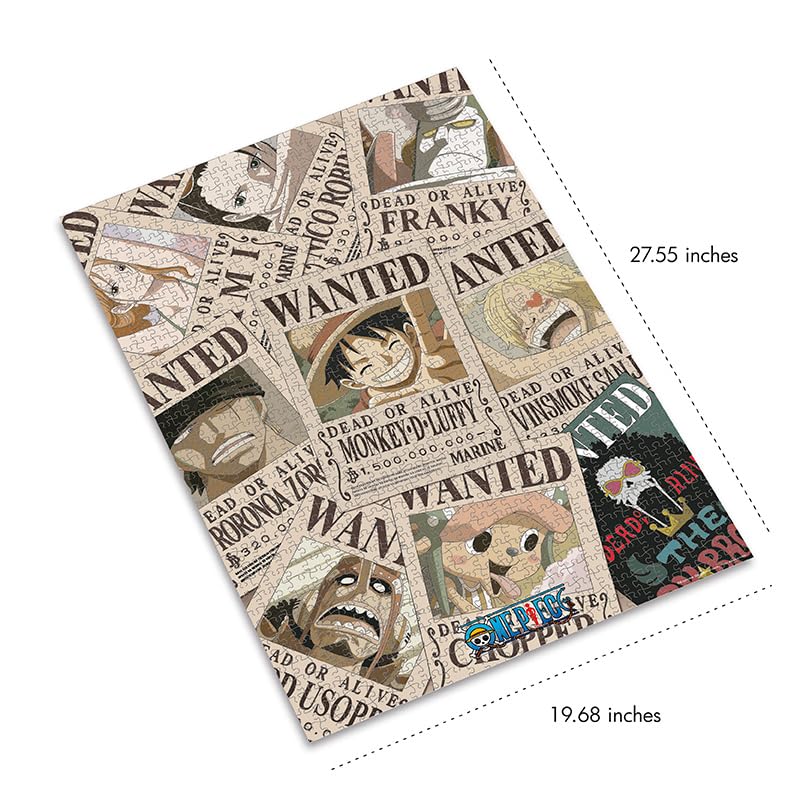 ABYstyle One Piece puzzle highlights Zoro's poster, ideal for collaborative solving and gifting.