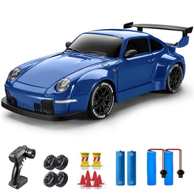 ACAMMZAR RC drift car 1:24 front view for precise indoor drifting.