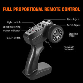 ACAMMZAR RC Drift Car Pro night lights for after-dark play
