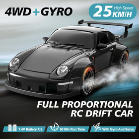 ACAMMZAR RC Drift Car Pro side view showing 4WD stability for drifting