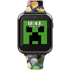 Accutime Minecraft Kids Watch camera ready for selfies during adventures.