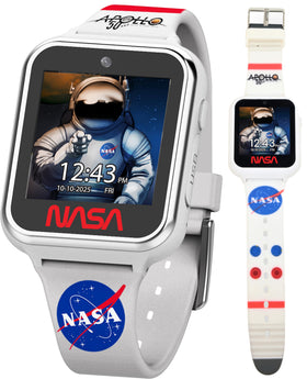 Accutime NASA Kids Watch front view showing durable design for daily space adventures.