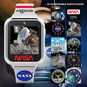 Accutime NASA Kids Watch games screen highlighting interactive play for curious space explorers.