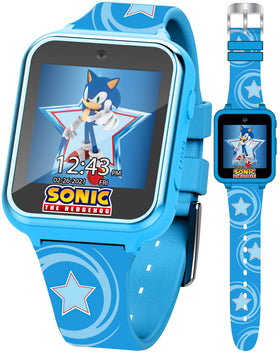 Accutime SNC4133AZ Sonic blue watch front view for kids learning and play