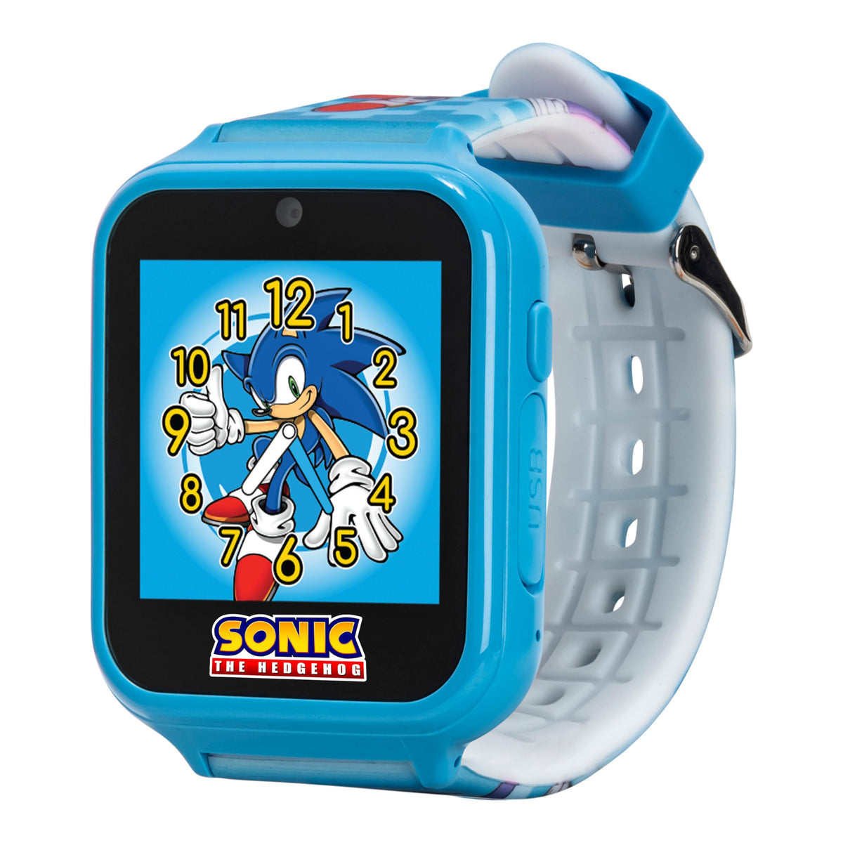 Accutime Sonic smartwatch alarm helps kids manage daily routines.