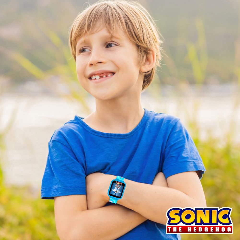 Accutime Sonic smartwatch selfie camera in action for fun photos.