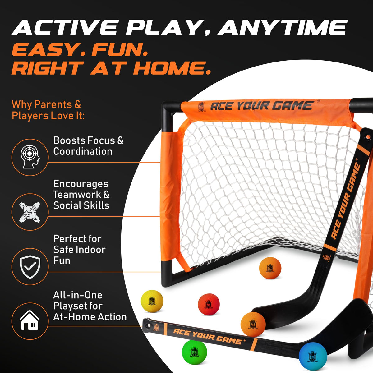 ACE HOCKEY family-game sparks friendly competition in living spaces.