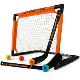 ACE HOCKEY shinny hockey set goal for two-player indoor play
