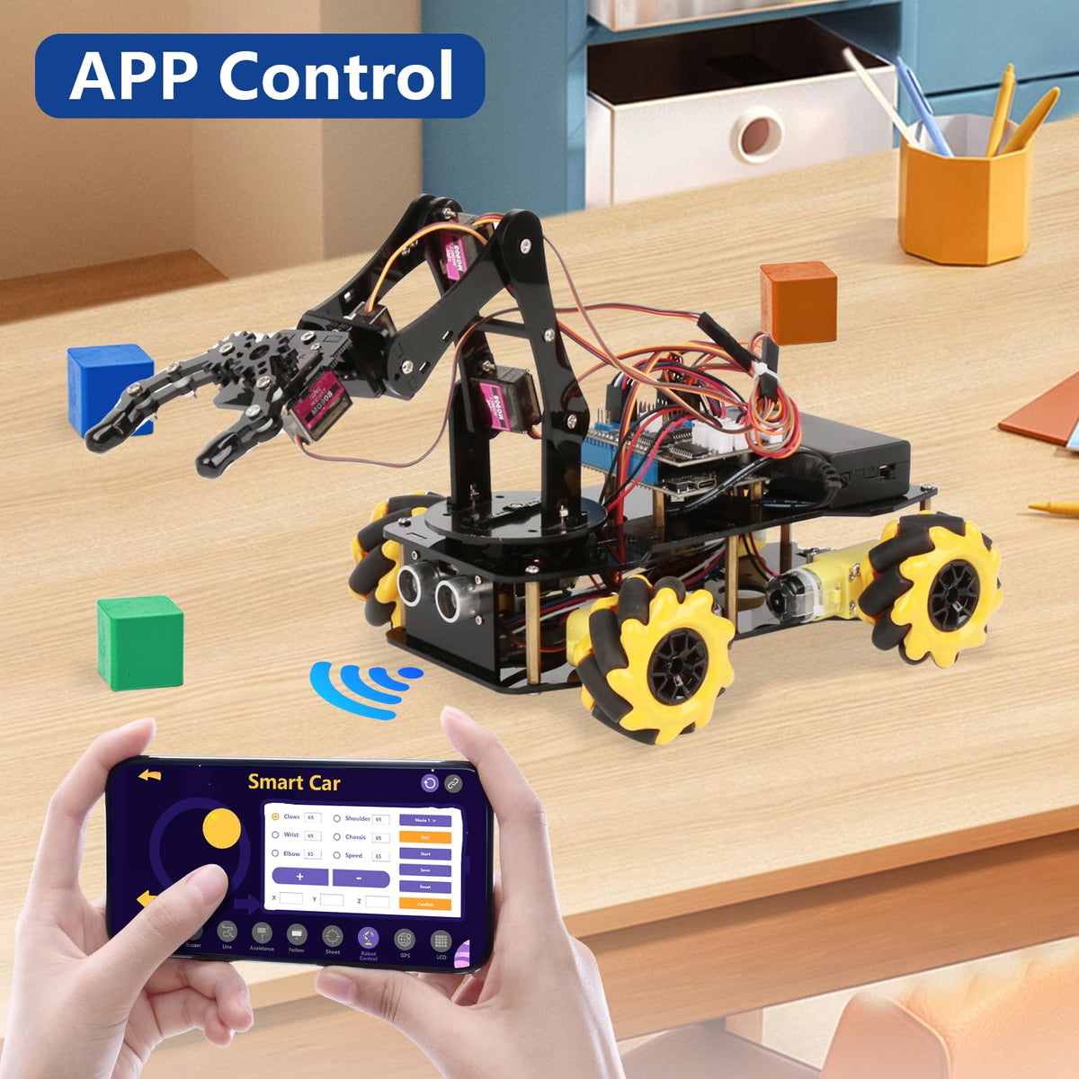 ACEBOTT Arduino Open Source Platform highlights DIY assembly and creativity.