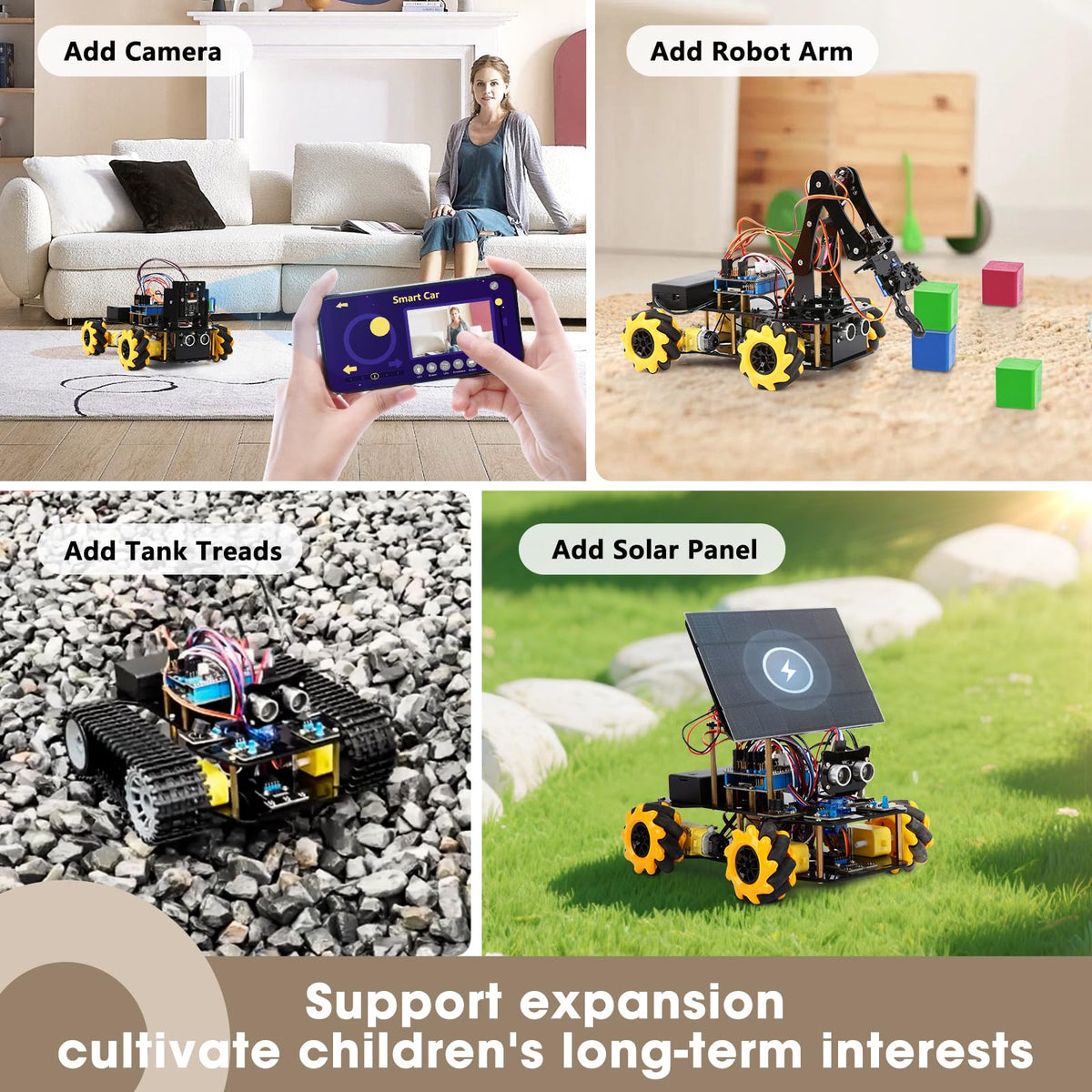 ACEBOTT robot kit supports Arduino and Scratch for beginners