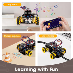 ACEBOTT robot kit 4WD Mecanum wheels for omnidirectional movement