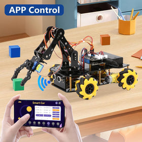 ACEBOTT sensors combine ultrasonic and infrared for obstacle awareness and safe testing.
