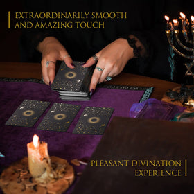 ACELION soft-touch 350g paper tarot cards offering durable, satisfying shuffles