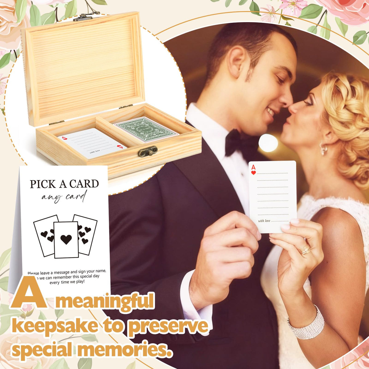AceOrbit minimalist card design complements various wedding themes