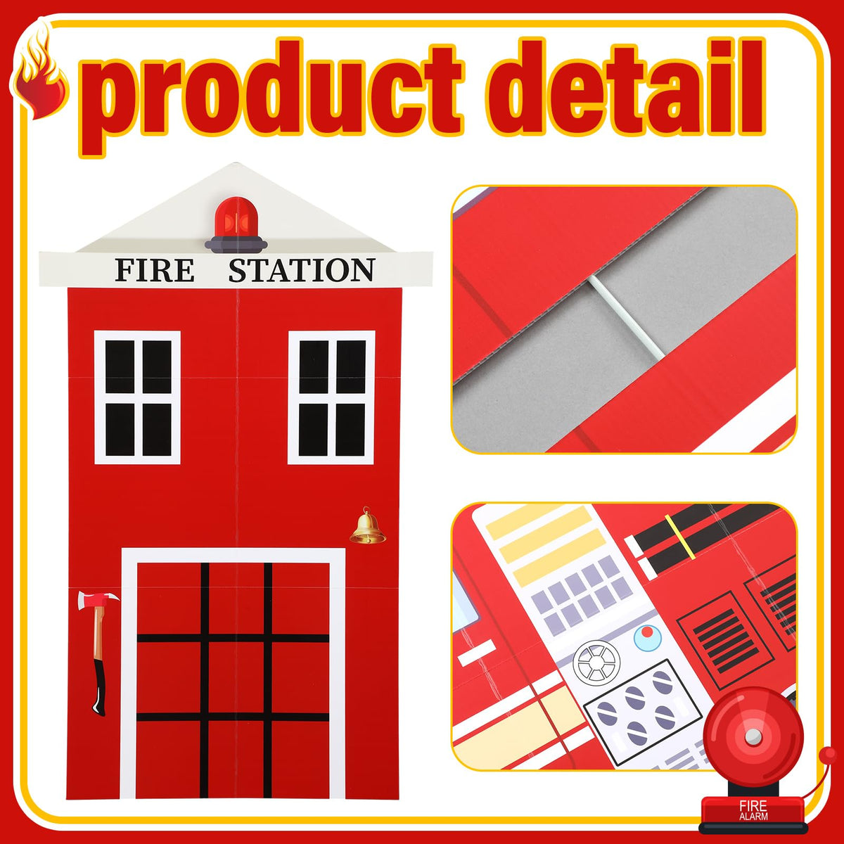 AceOrbit fire hydrant detail adds playful realism for pretend rescues.