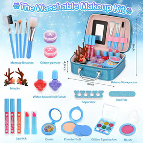ACGASK kids makeup brushes 5-pack helps gentle, precise application