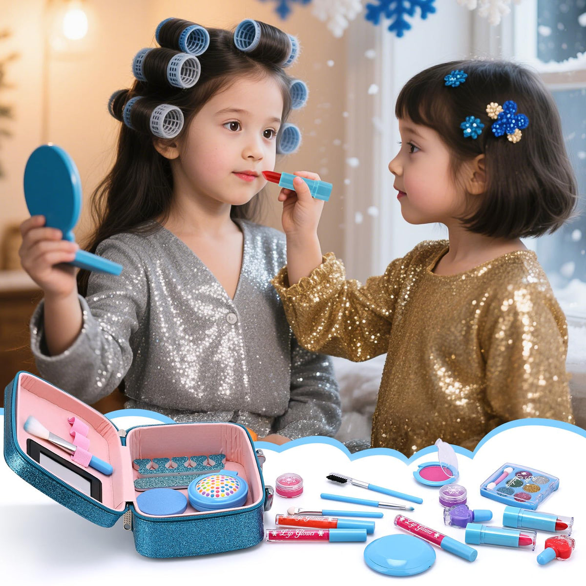 ACGASK pink purple nail art accessories spark creativity for pretend manicures