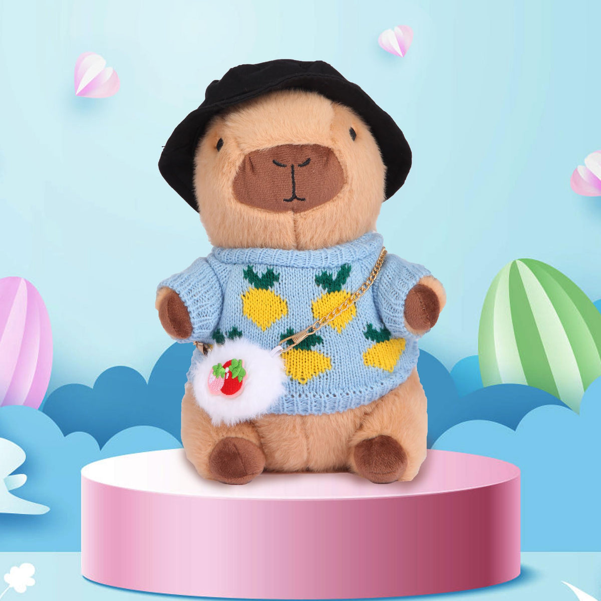 Acgtrick capybara plush makes a sweet birthday or gift.