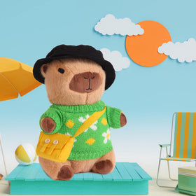 Acgtrick capybara plush with soft PP cotton texture for cuddly comfort.