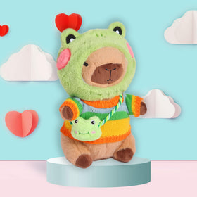 Acgtrick capybara plush with soft texture for gentle hugs and safe play.