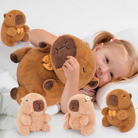 Achwishap Capybara down cotton filling, durable and breathable plush.