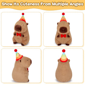 Achwishap Capybara plush care tips for easy cleaning.