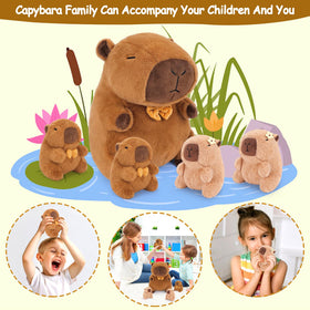 Achwishap Capybara plush doll, decorative gift for birthdays and celebrations.
