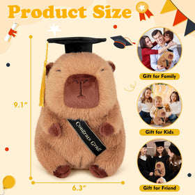 Achwishap Capybara plush vacuum-packaged, ideal unboxing surprise and future cozy decor.