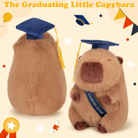 Achwishap Capybara plush with safety-tested fabric for kids.