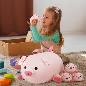 Achwishap pig family baby 4.3in plush, second cuddle companion