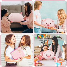 Achwishap pig family baby 4.3in plush, third soft toy for playtime