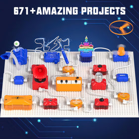 ACIKETO circuit parts set of 47 for versatile, safe electronic exploration.