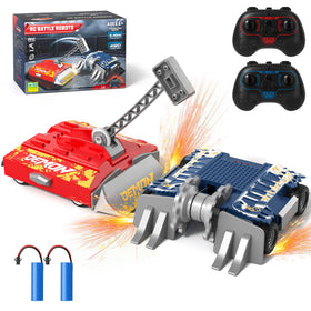 ACIKETO remote control battle robots in front view for exciting hands-on play and imagination.