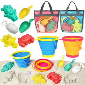 Aclarastra collapsible beach toys kit ready for quick setup on sunny days.