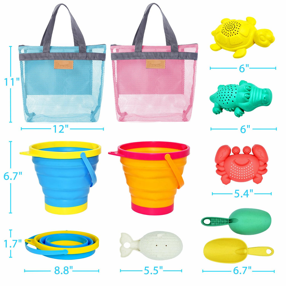 Aclarastra foldable scoops simplify cleanup and travel storage.