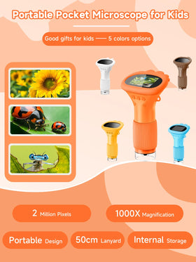 Acoath Microscope kid-friendly design makes learning playful and accessible.
