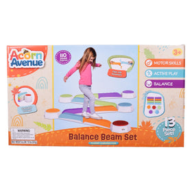 Acorn Avenue stackable storage-friendly pieces keep play area tidy.