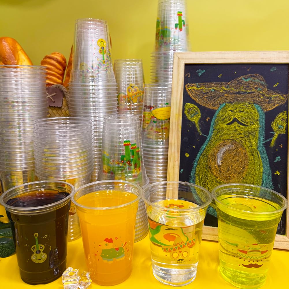 AcpopbM Fiesta cups avocado pattern pairs with sunny menus