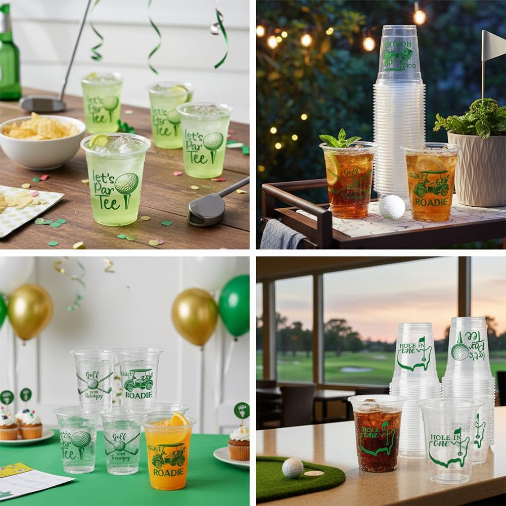 AcpopbM golf cups with ball design add fun to events and drinks.