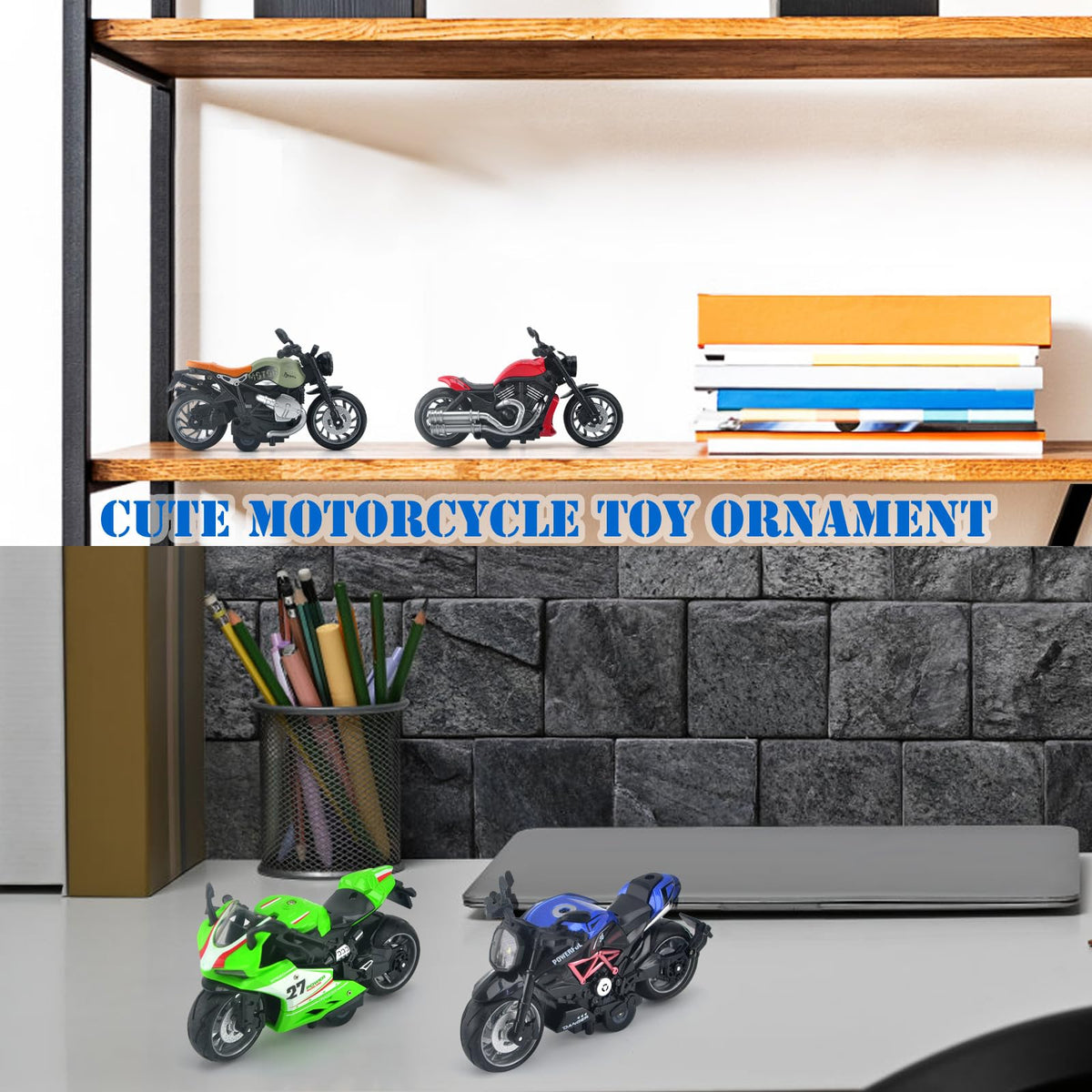 Acrofek die-cast friction-powered set, four unique designs for social play