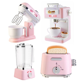 ACROFEK play kitchen coffee maker with lights and sounds for immersive pretend play.